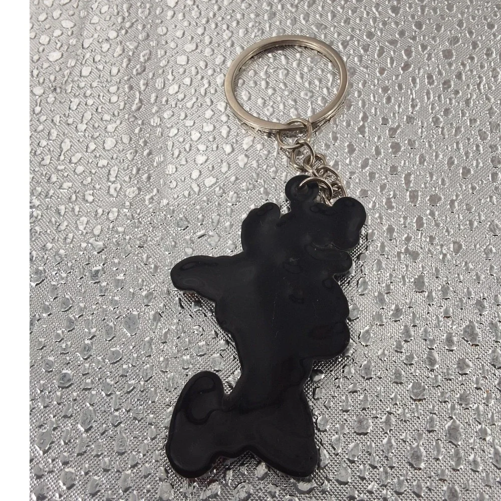 Disney Goofy Rubber Keychain Fob Set of 2 | Cartoon Character Bag‎ Charm